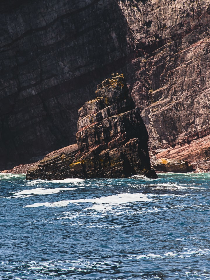 Those vertical cliffs and rocks offer nooks where seabirds thrive