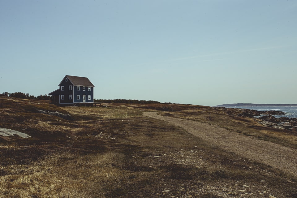 The sole house overlooking Oliver's Cove