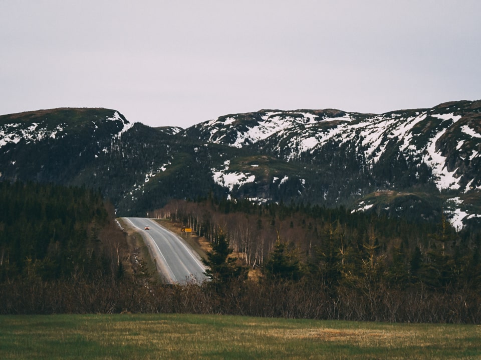 After a whole day of driving across Newfoundland, we arrive in the Gros Morne region