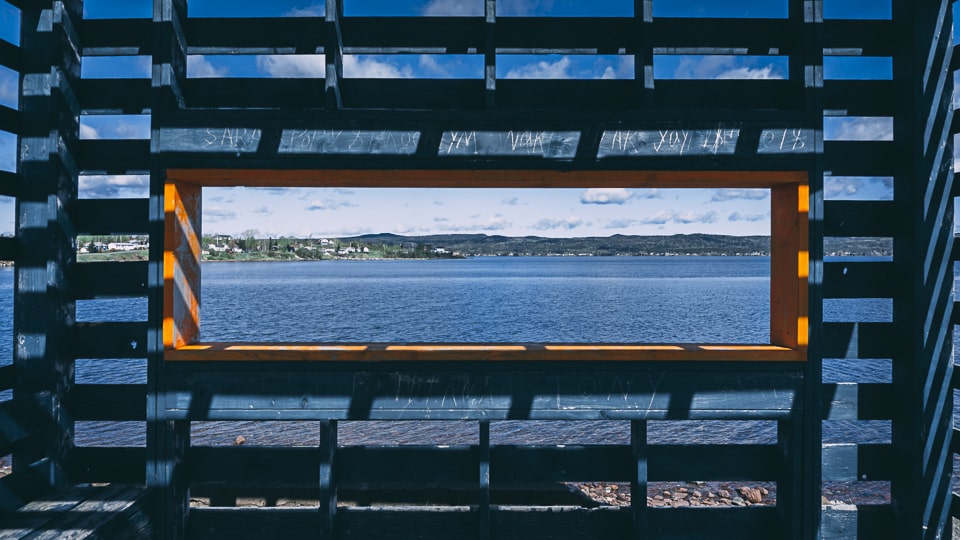 A window on Botwood's surroundings